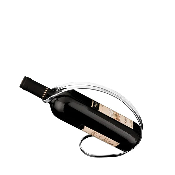 Suporte Para Vinho Ritz Prata
