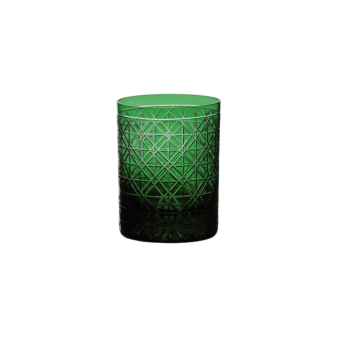 Copo De Cristal P/ On The Rocks 350 Ml - Verde Escuro