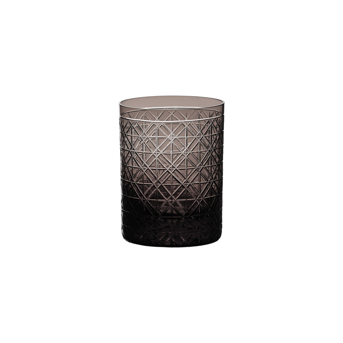 Copo De Cristal P/ On The Rocks 350 Ml  Cinza