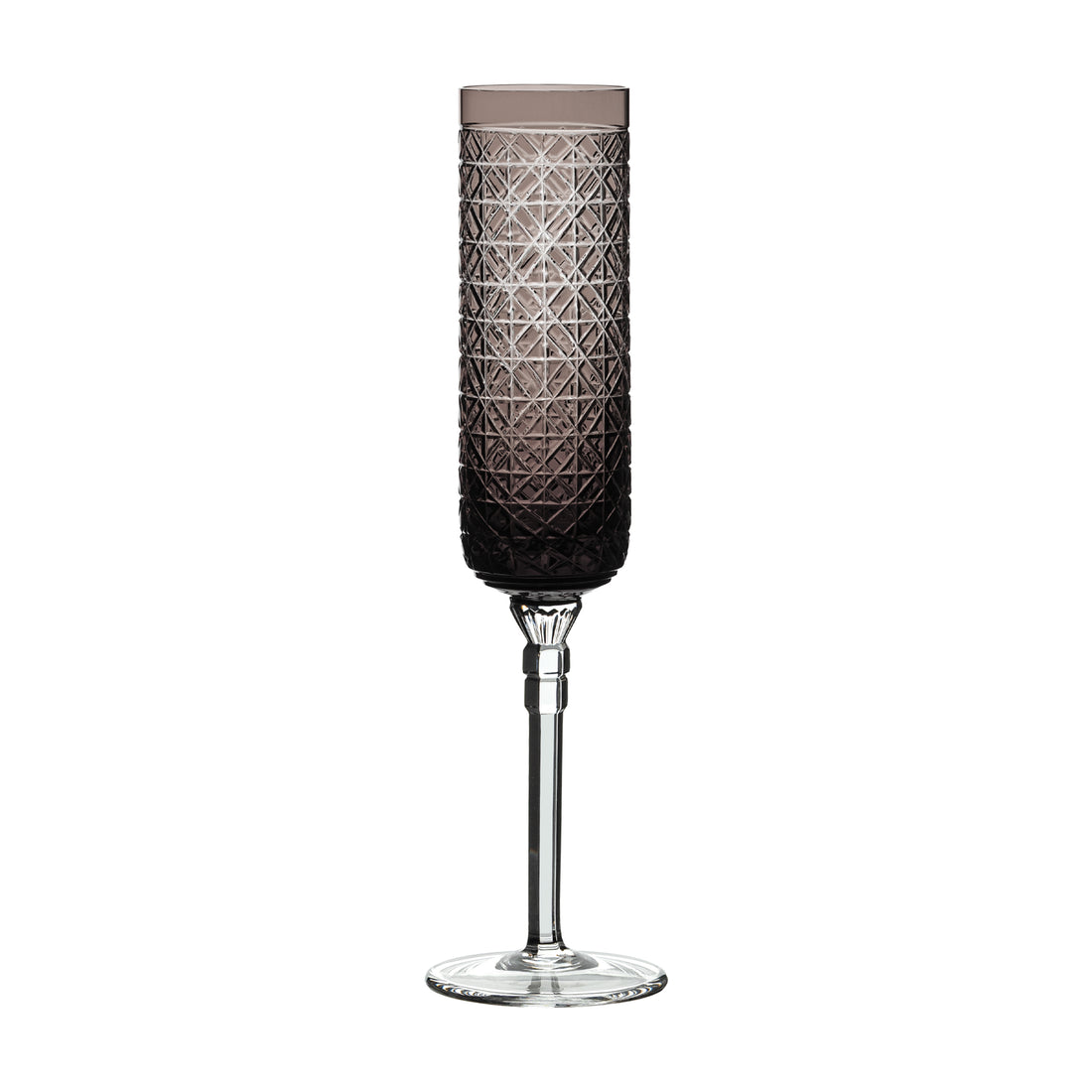 Taca De Cristal P/ Champagne 200 Ml  Cinza