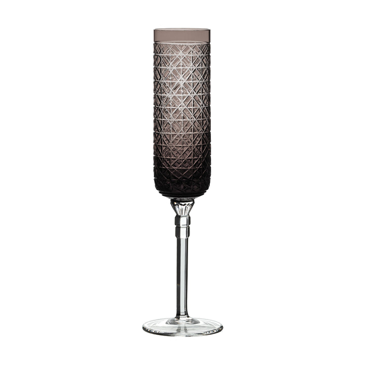 Taca De Cristal P/ Champagne 200 Ml  Cinza