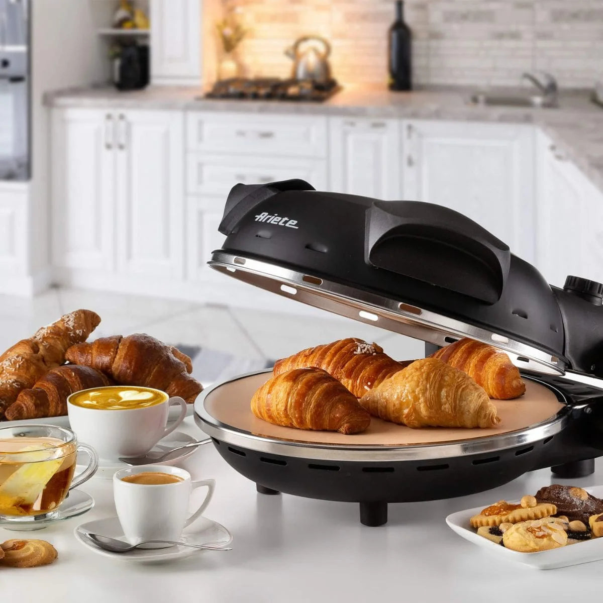 Forno de Pizza Eletrico Preto 1200w 127v
