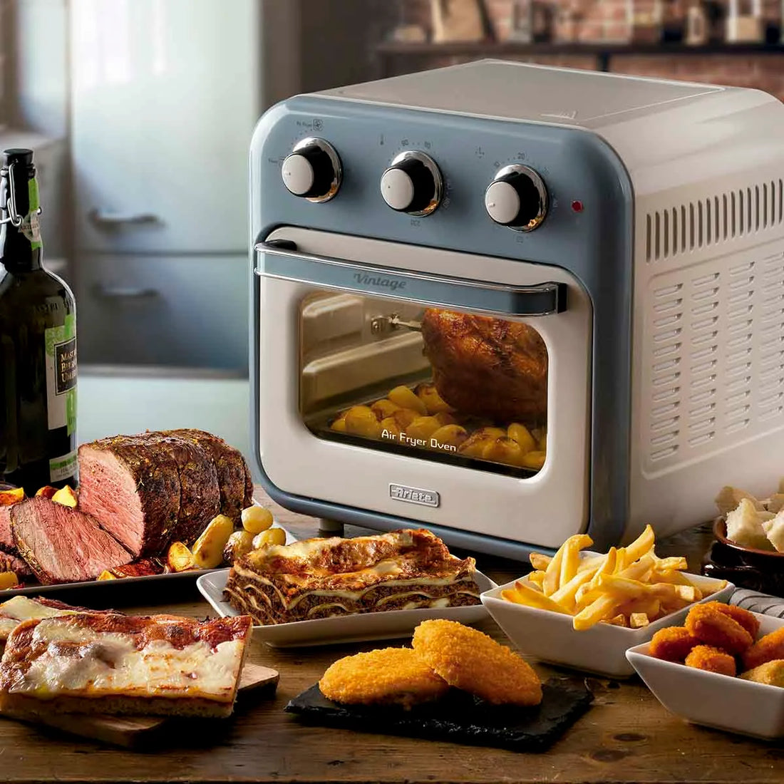 Forno Airfryer Vtg Azul 16L 1200W 127V