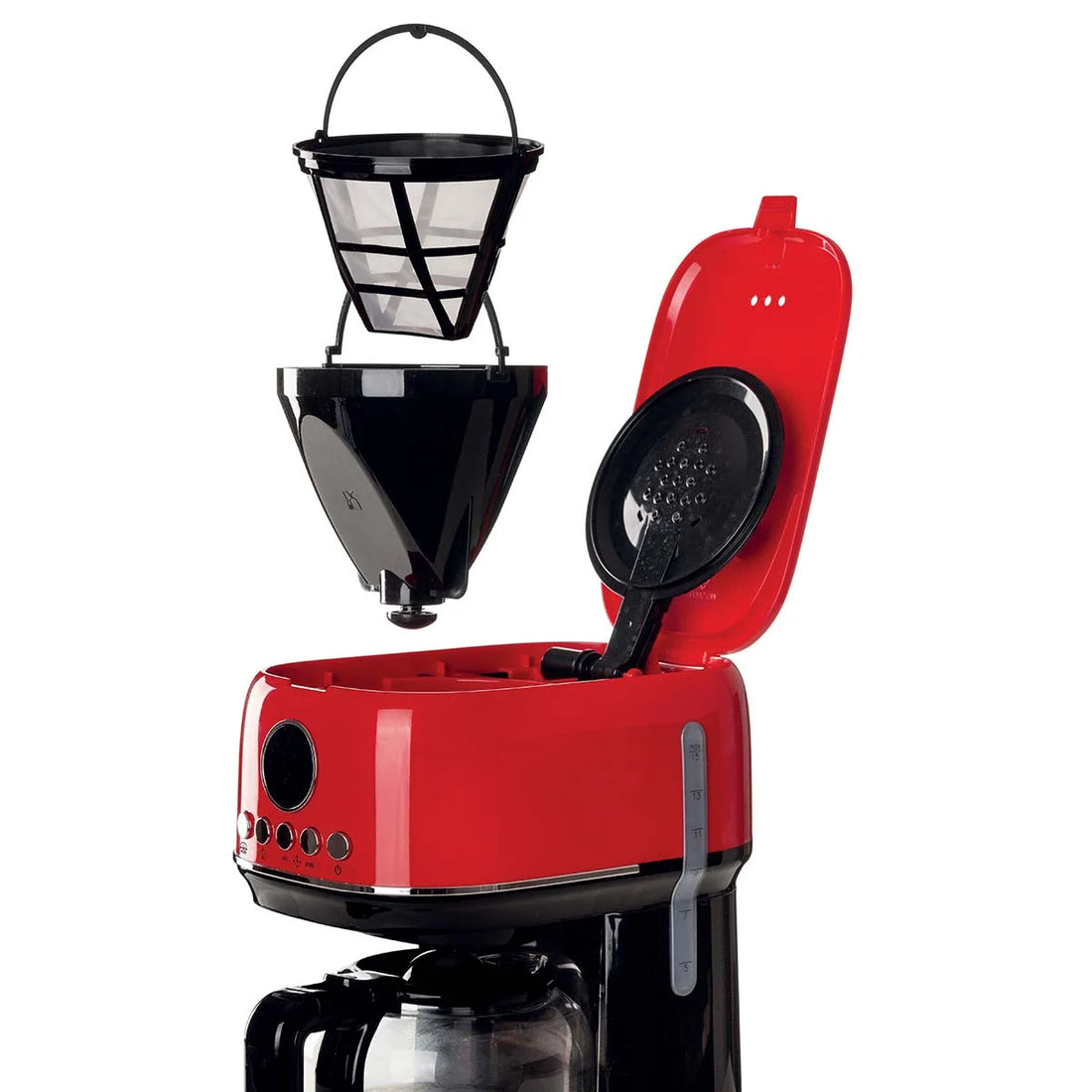 MAQUINA CAFÉ MANUAL VERMELHA 127V
