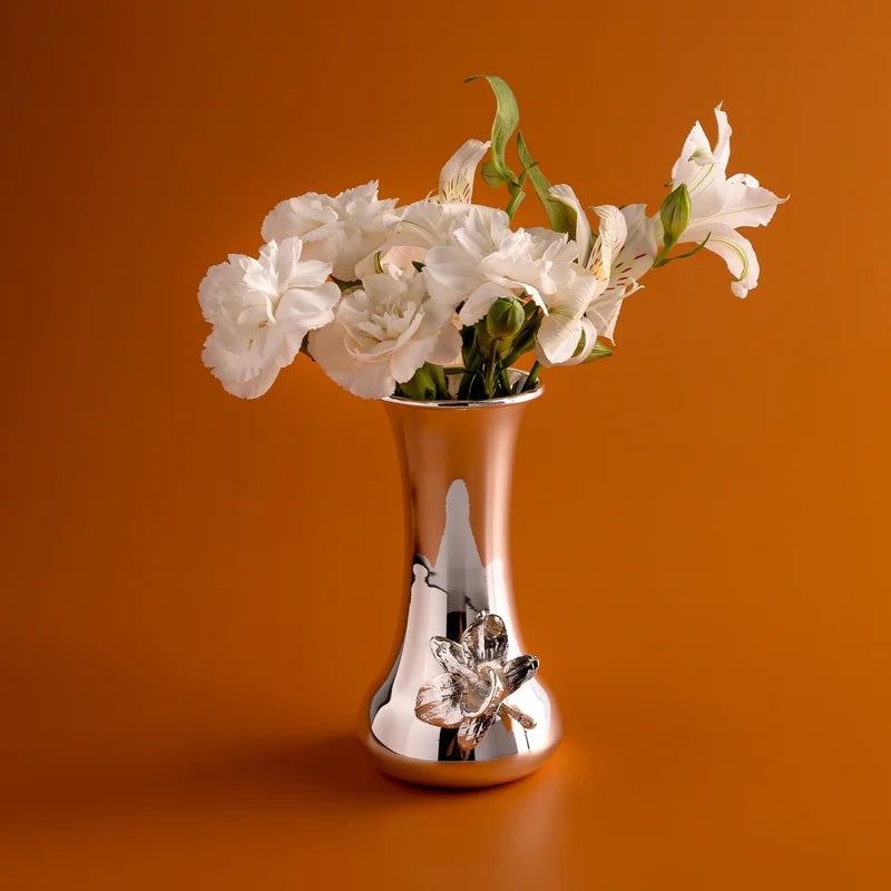 VASO SOLITÁRIO PRATA ORQUÍDEA SHEFFIELD