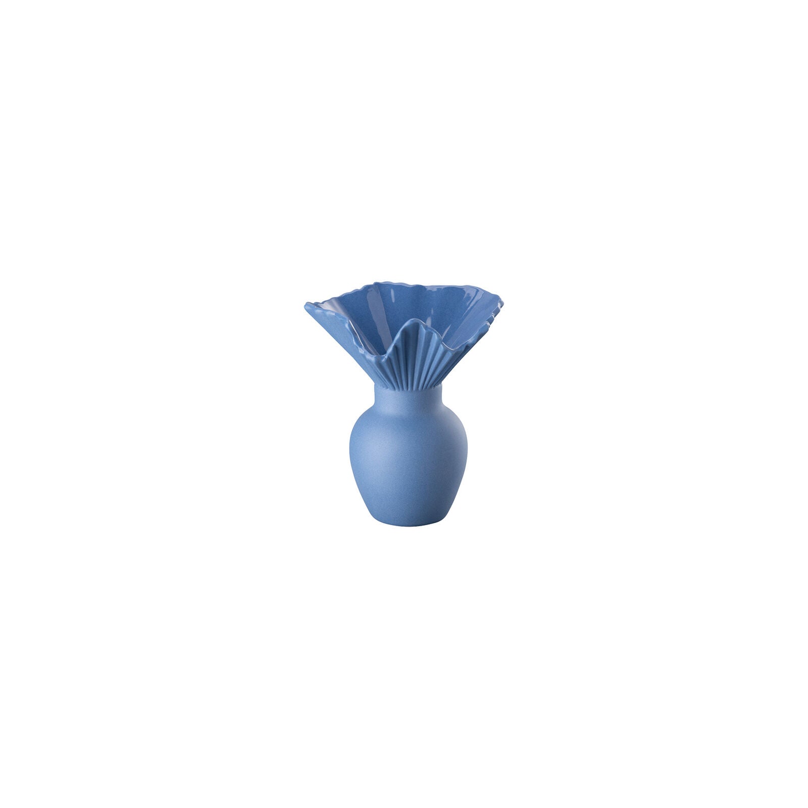 Mini Vaso Falda Azul Noturno Rosenthal 10cm
