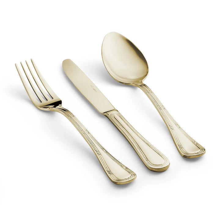 Faqueiro lace inox champagne gold 101 peças