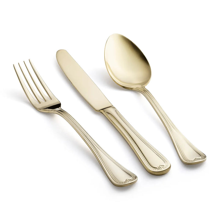 Faqueiro belle inox champagne gold 101 peças