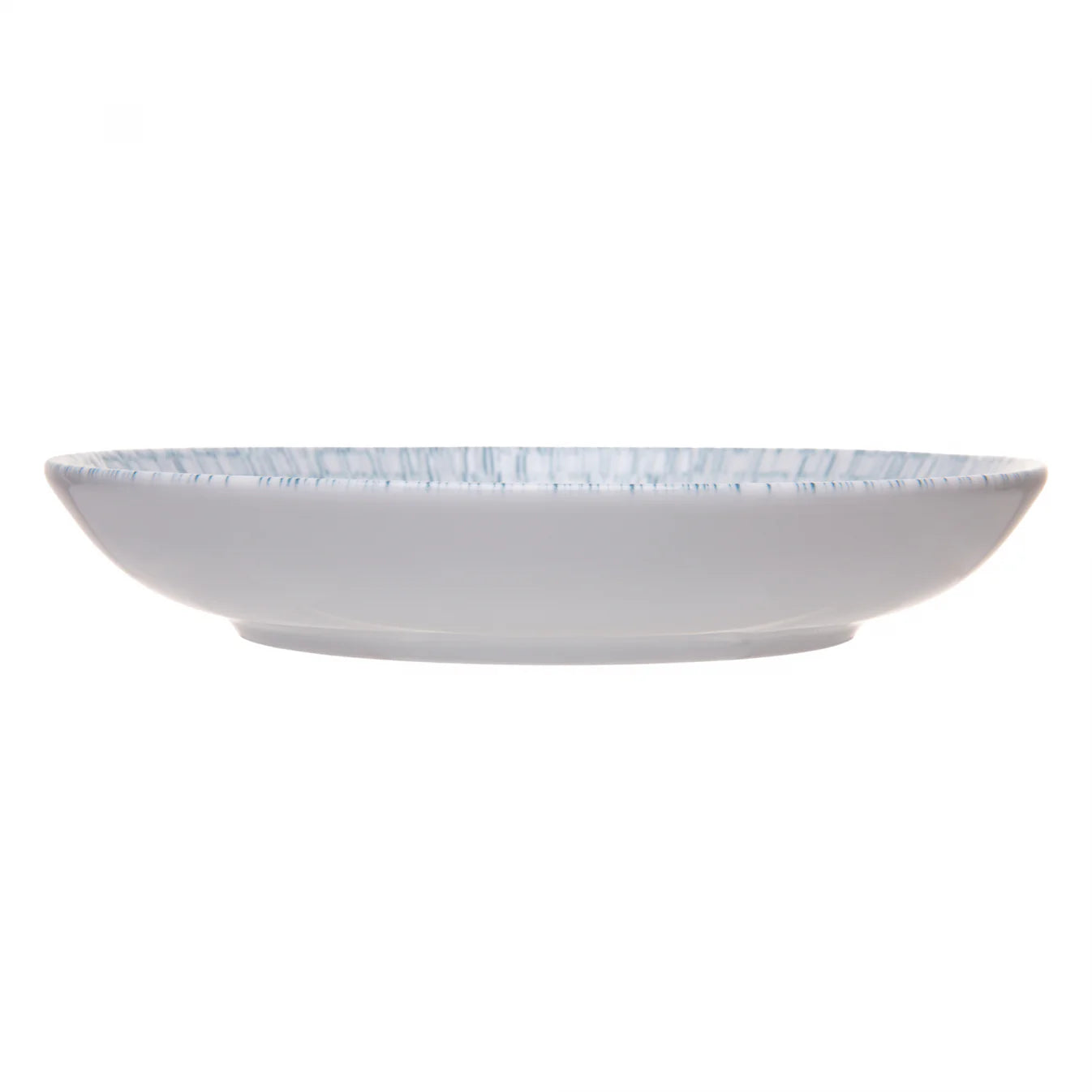 Prato Fundo Azahara 20,5Cm Azul Porcelana