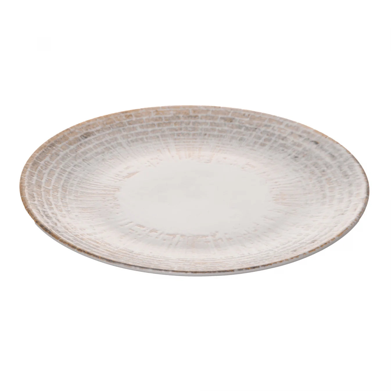 Prato Raso Off White Ceramica
