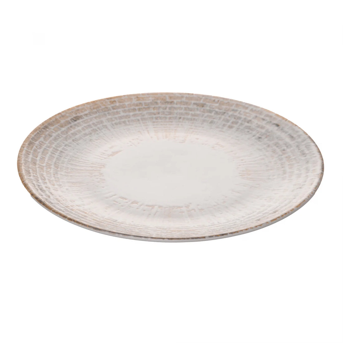 Prato Raso Off White Ceramica