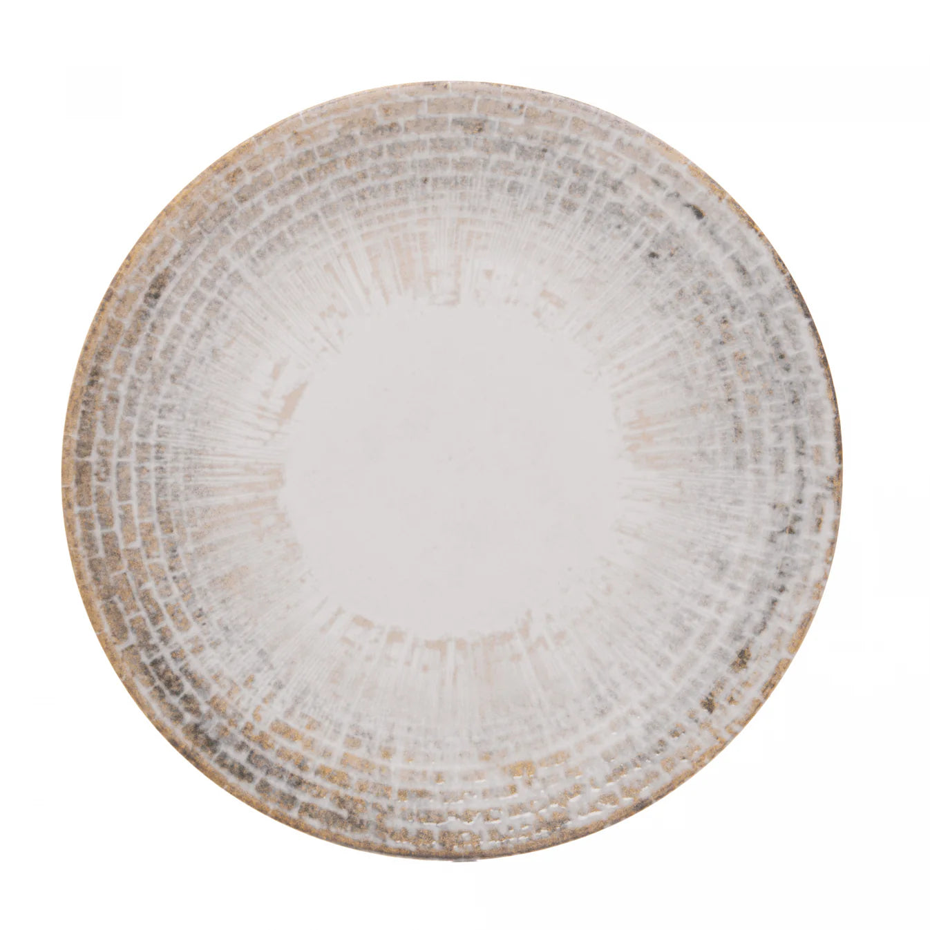 Prato Raso Off White Ceramica