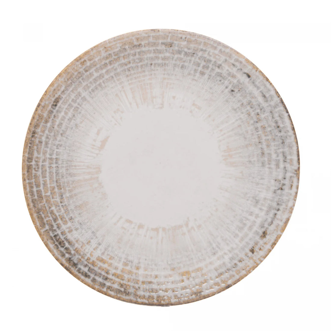 Prato Raso Off White Ceramica