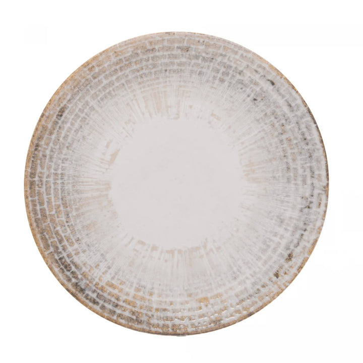 Prato Raso Off White Ceramica