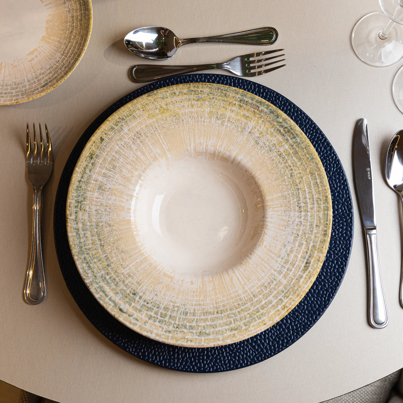 Prato Para Risoto Off White Ceramica