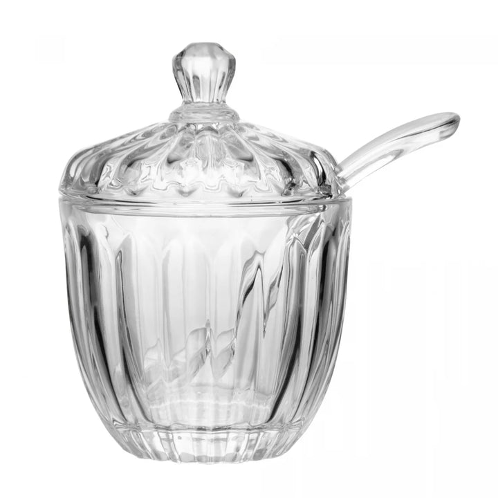 Acucareiro Com Colher Cristal