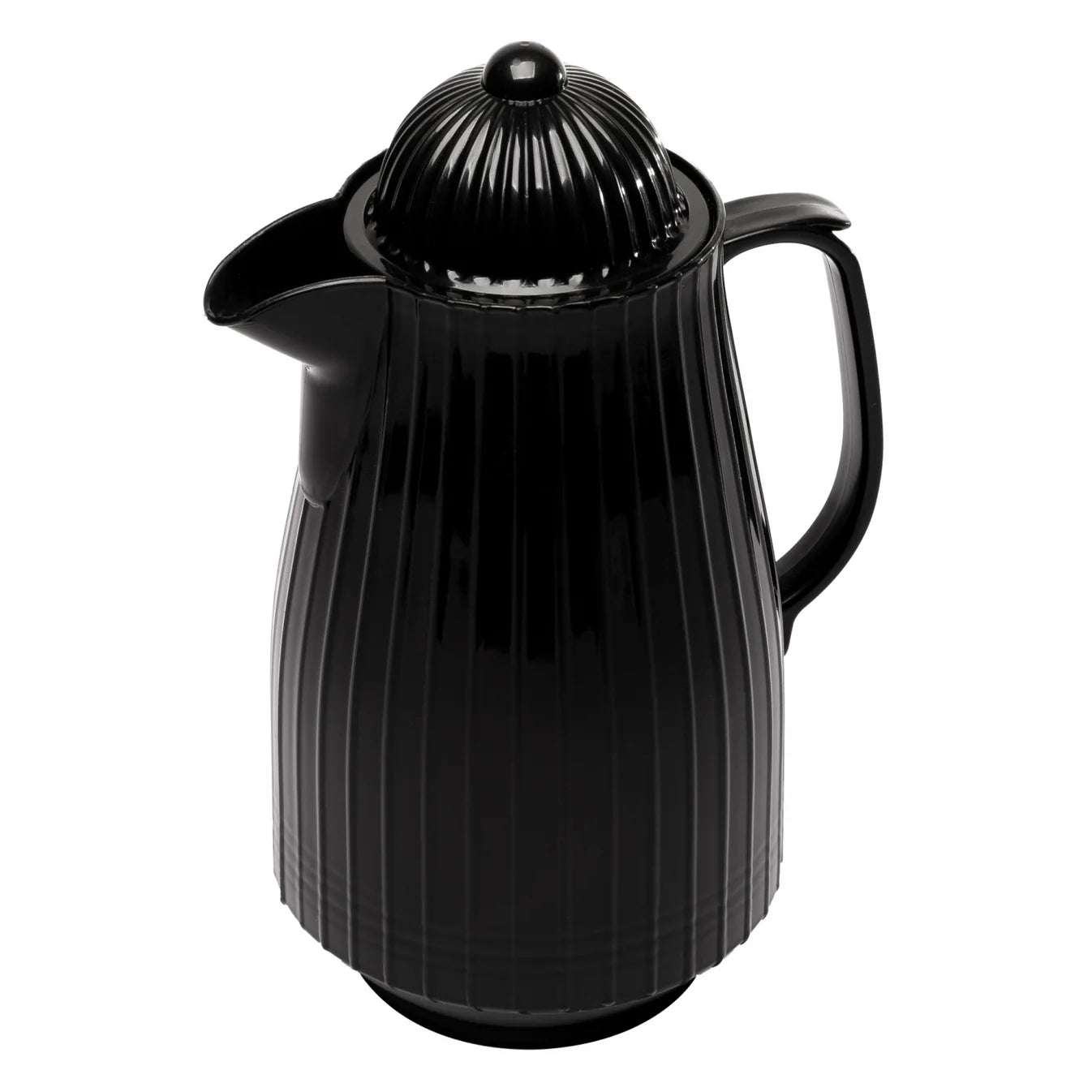 Garrafa Termica Plastico Mini Bambu Preta 400Ml