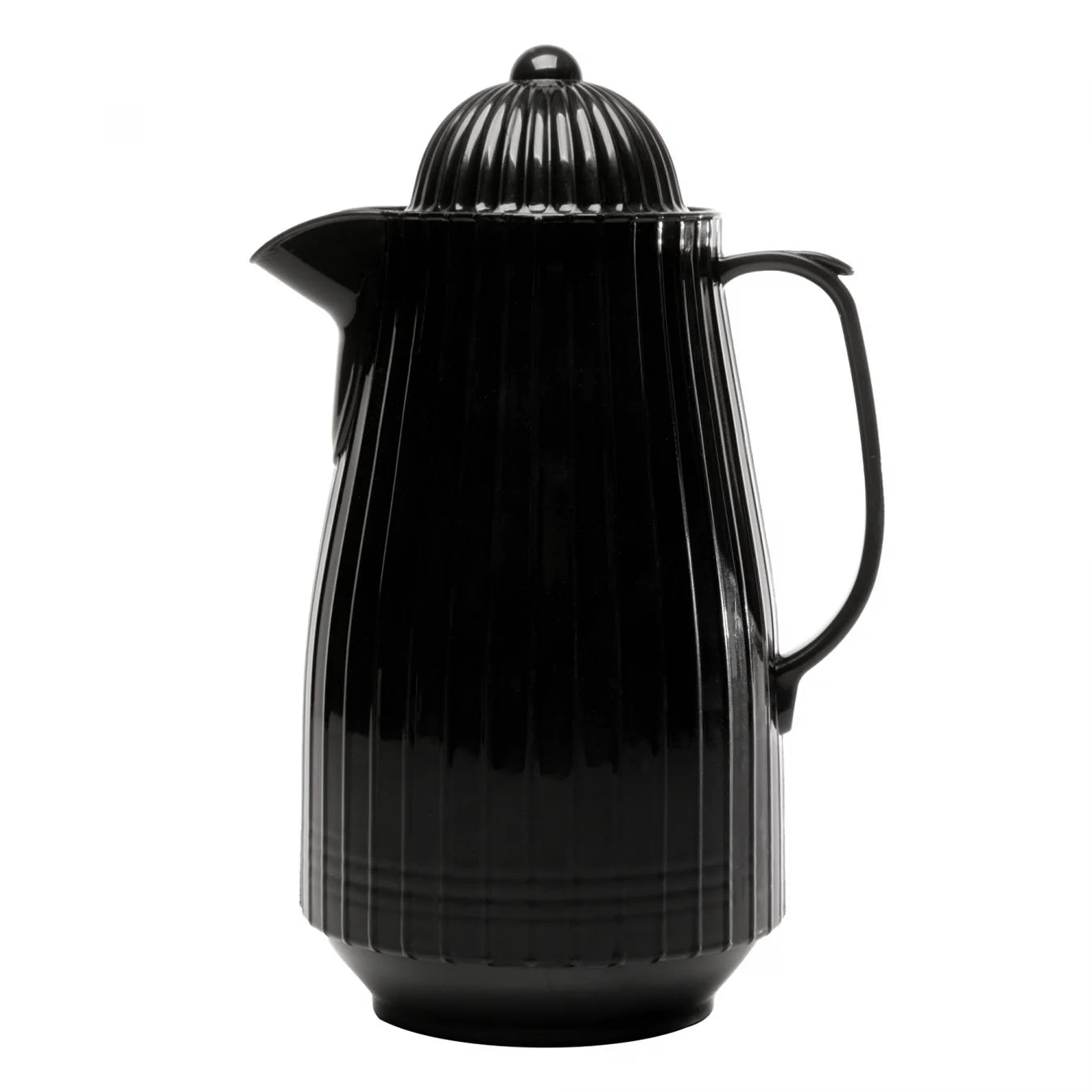 Garrafa Termica Plastico Mini Bambu Preta 400Ml
