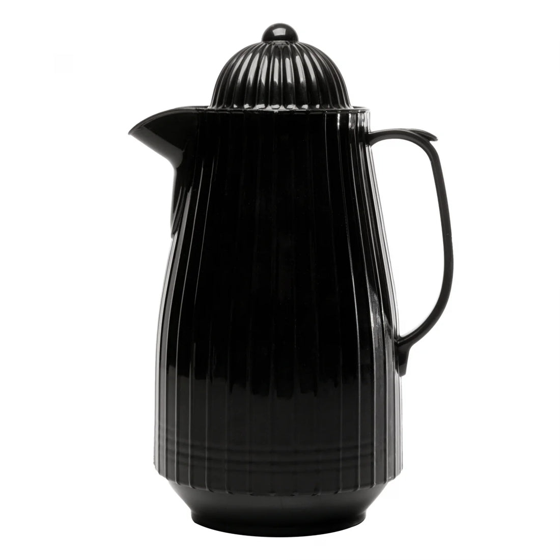 Garrafa Termica Plastico Mini Bambu Preta 400Ml