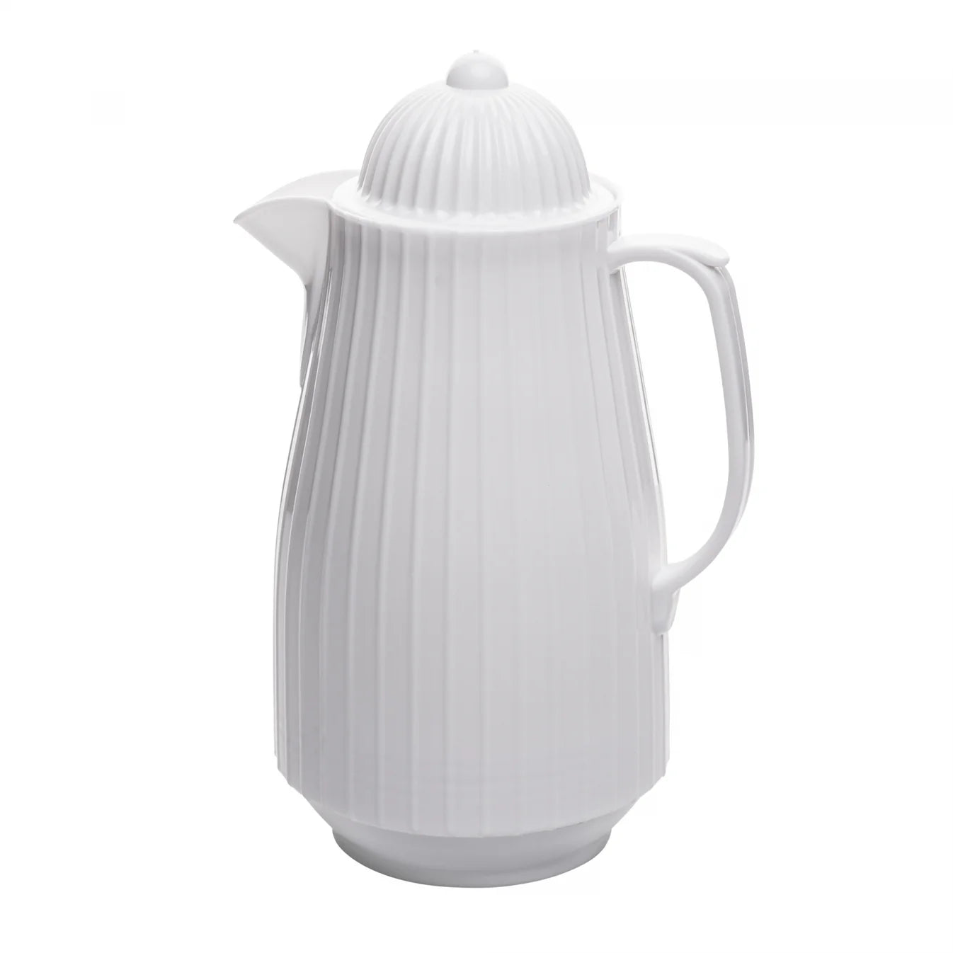 Garrafa Termica De Plastico Mini Bambu Branca 400Ml