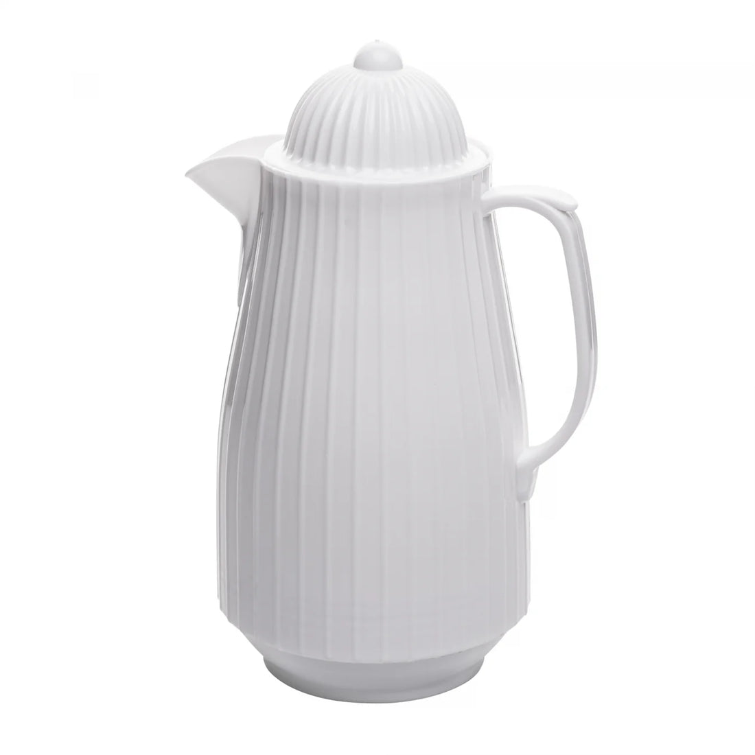 Garrafa Termica De Plastico Mini Bambu Branca 400Ml