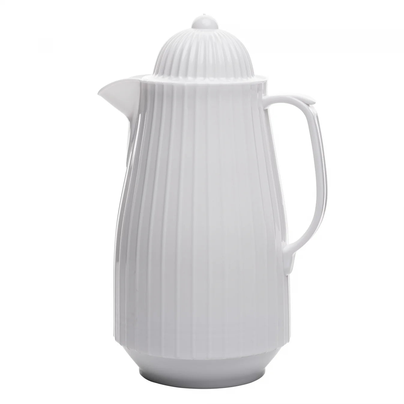 Garrafa Termica De Plastico Mini Bambu Branca 400Ml