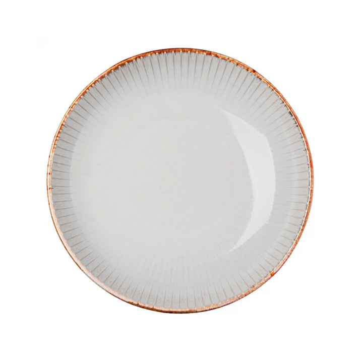 Prato Para Massa De Ceramica Cinza