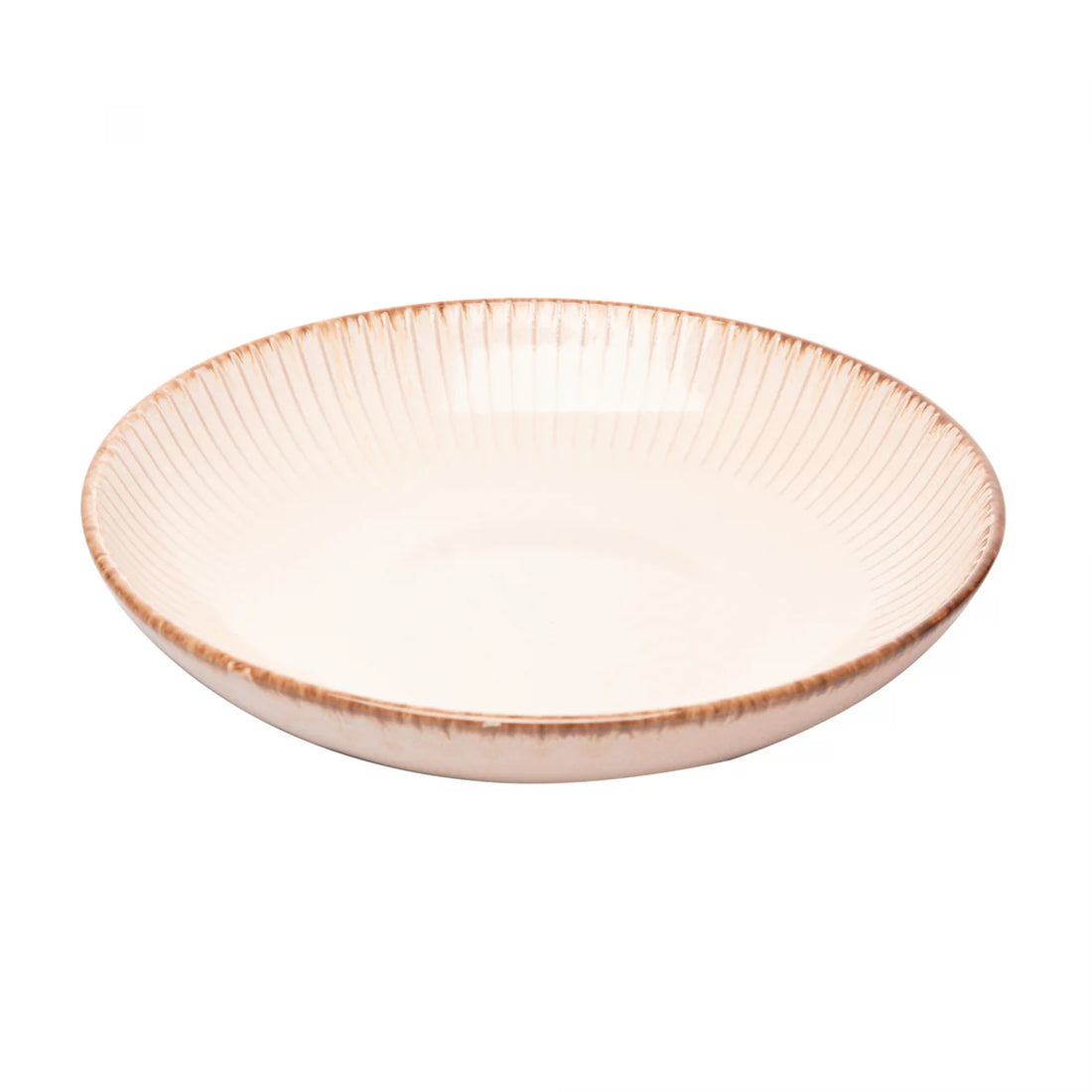 Prato Para Massa De Ceramica Bege