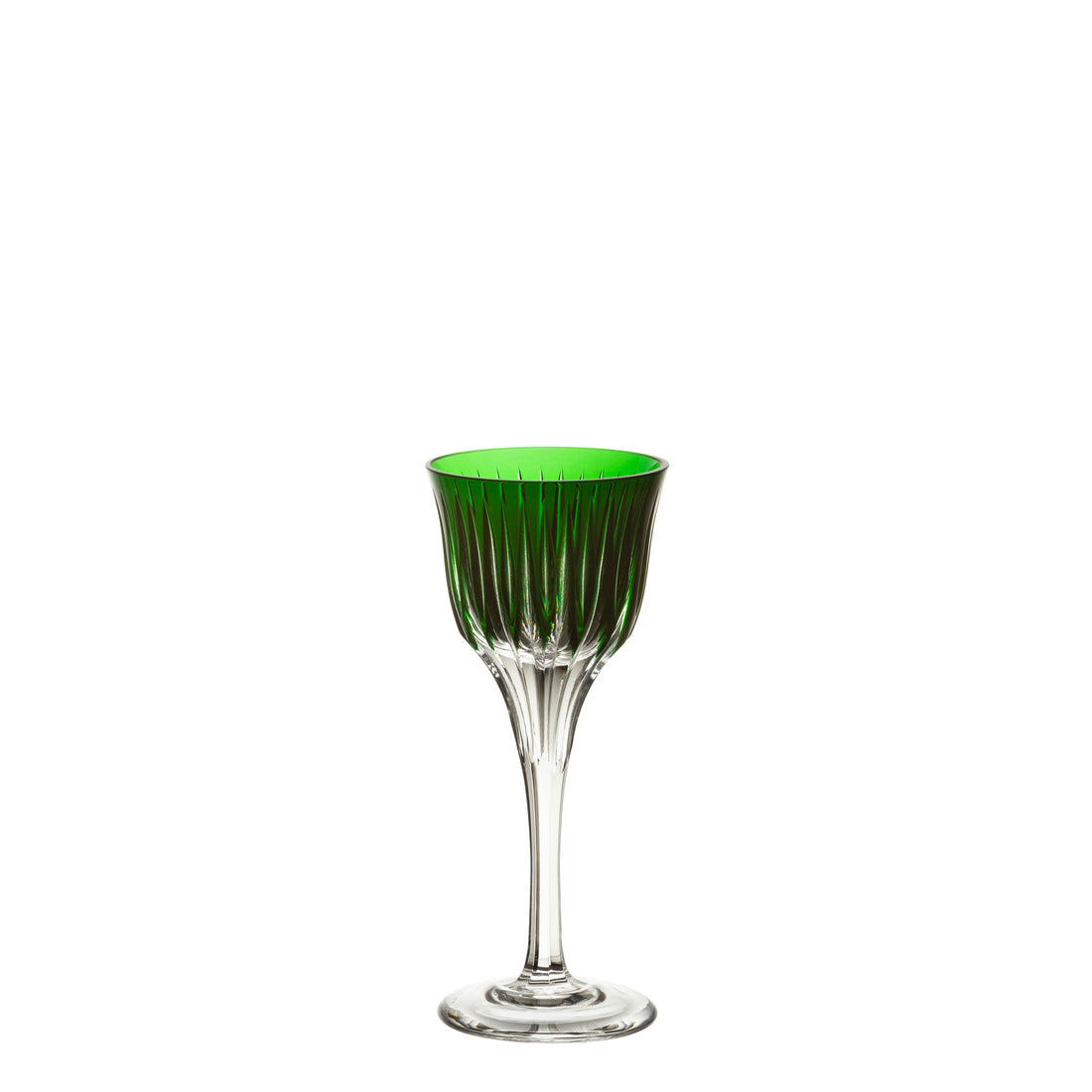 Taca De Cristal P/ Licor 60 Ml - Verde Escuro