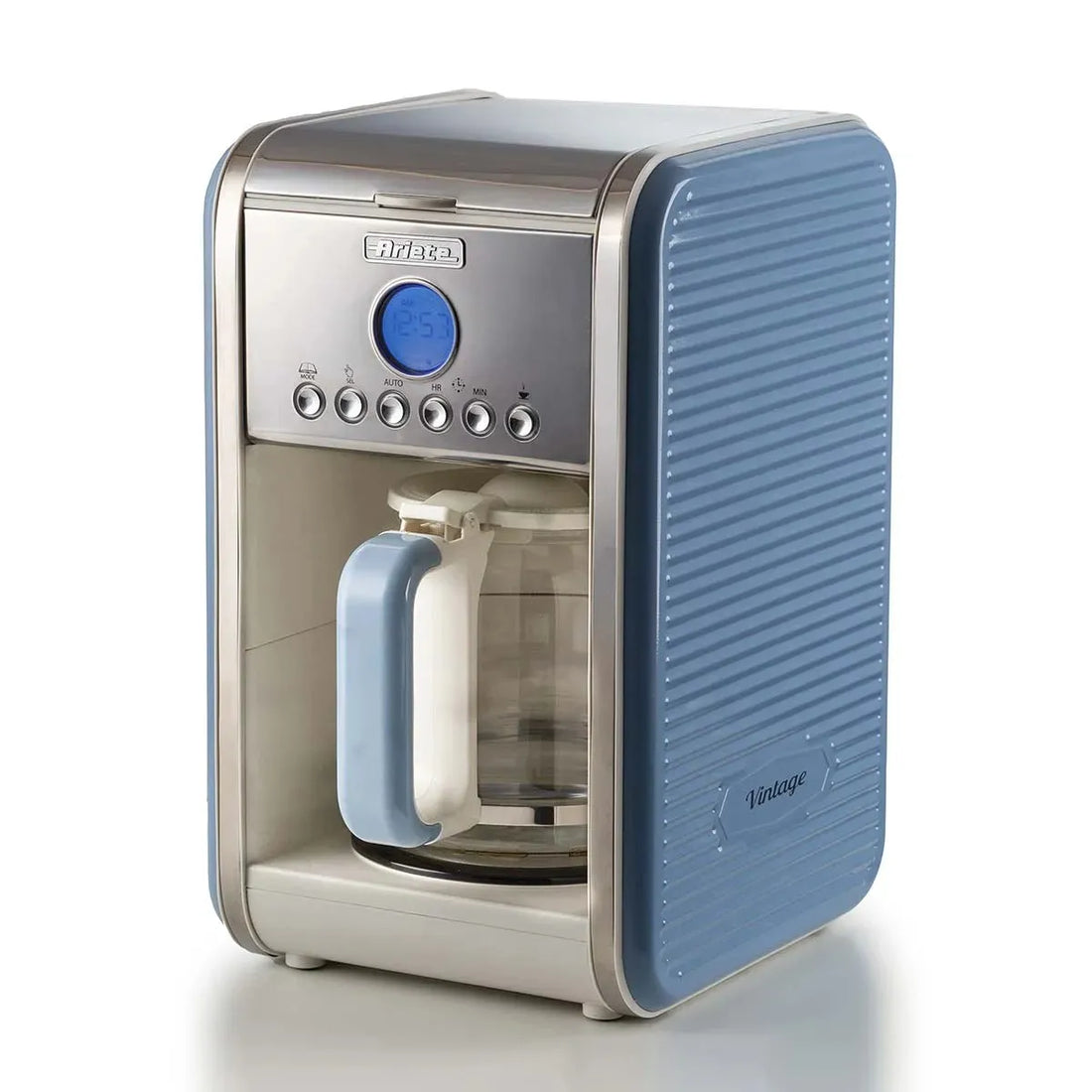 Maq Café Manual Vintage Azul 127V