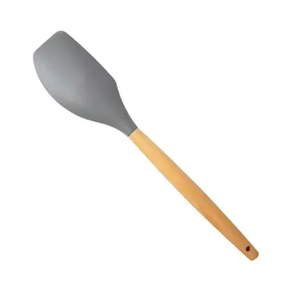 ESPÁTULA  SILICONE CABO EM MADEIRA A31 T