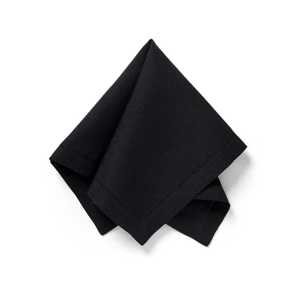 Guardanapo Classic Preto kit com 4 unidades