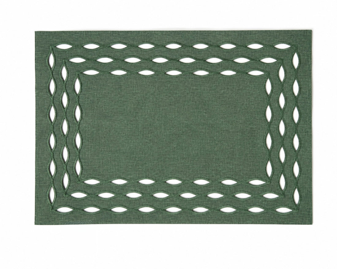 Jogo americano verde 35Cm X 50Cm
