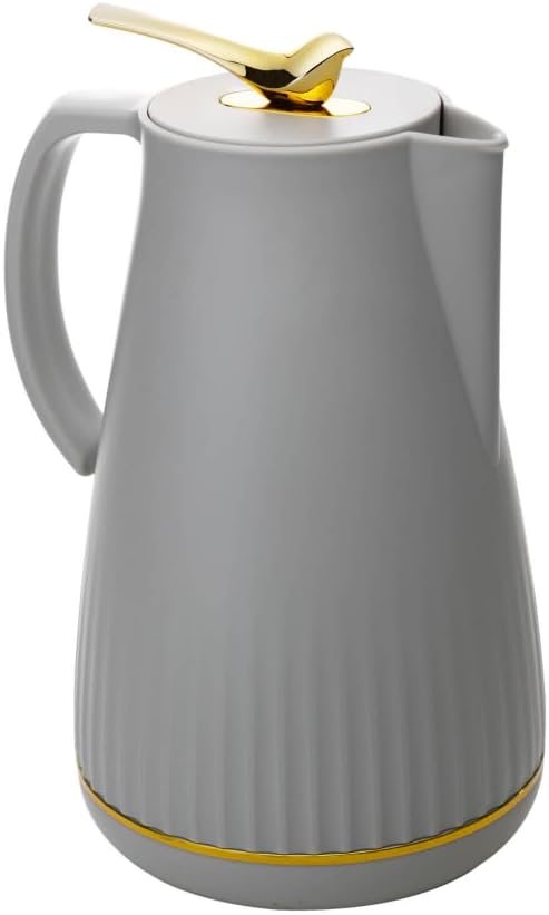 Garrafa Termica Plastico New Bird Cinza 1L