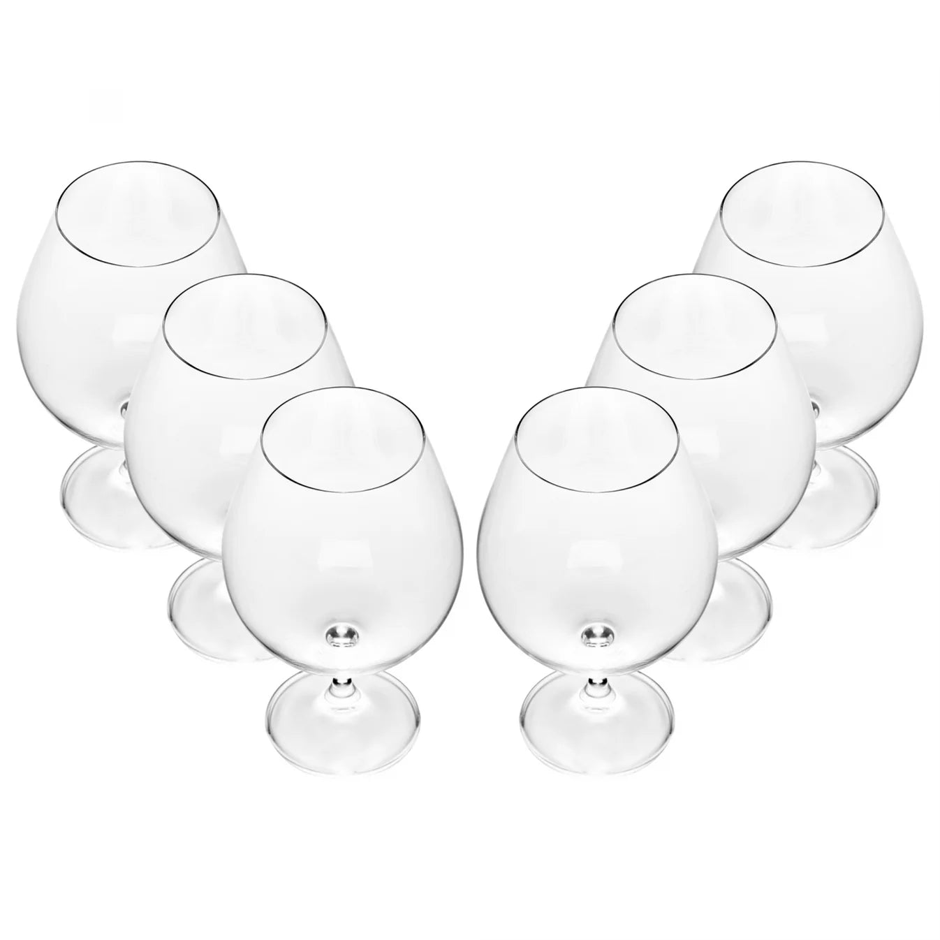 Jogo 6 taças de cristal bohemia p/ cognac GASTRO