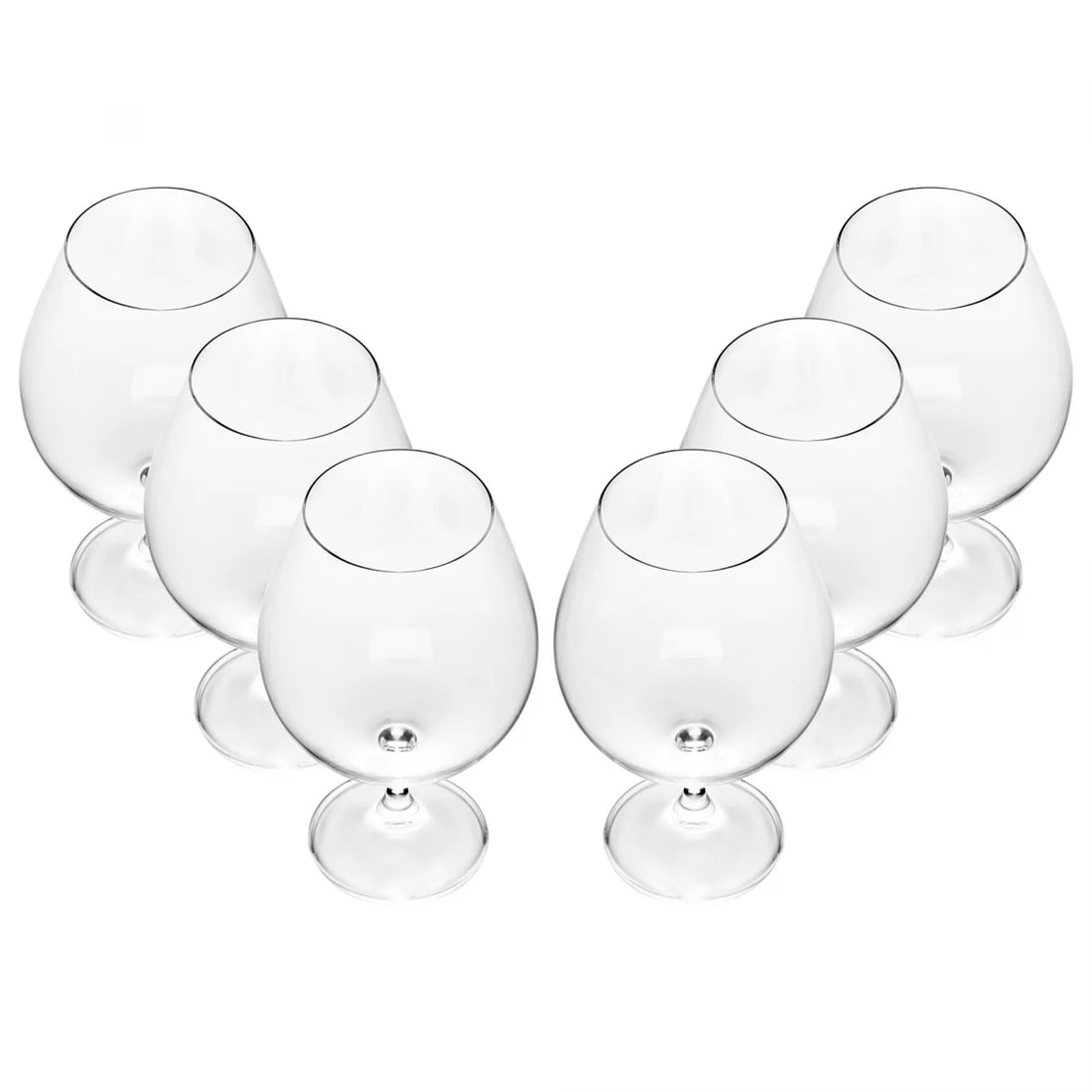 Jogo 6 taças de cristal bohemia p/ cognac GASTRO