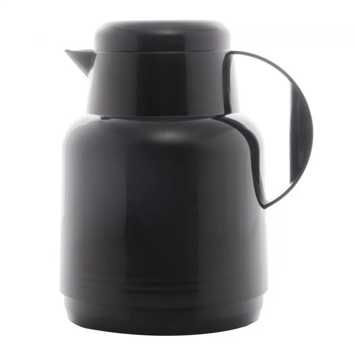 Garrafa Termica Plastico Basic Preta 300Ml