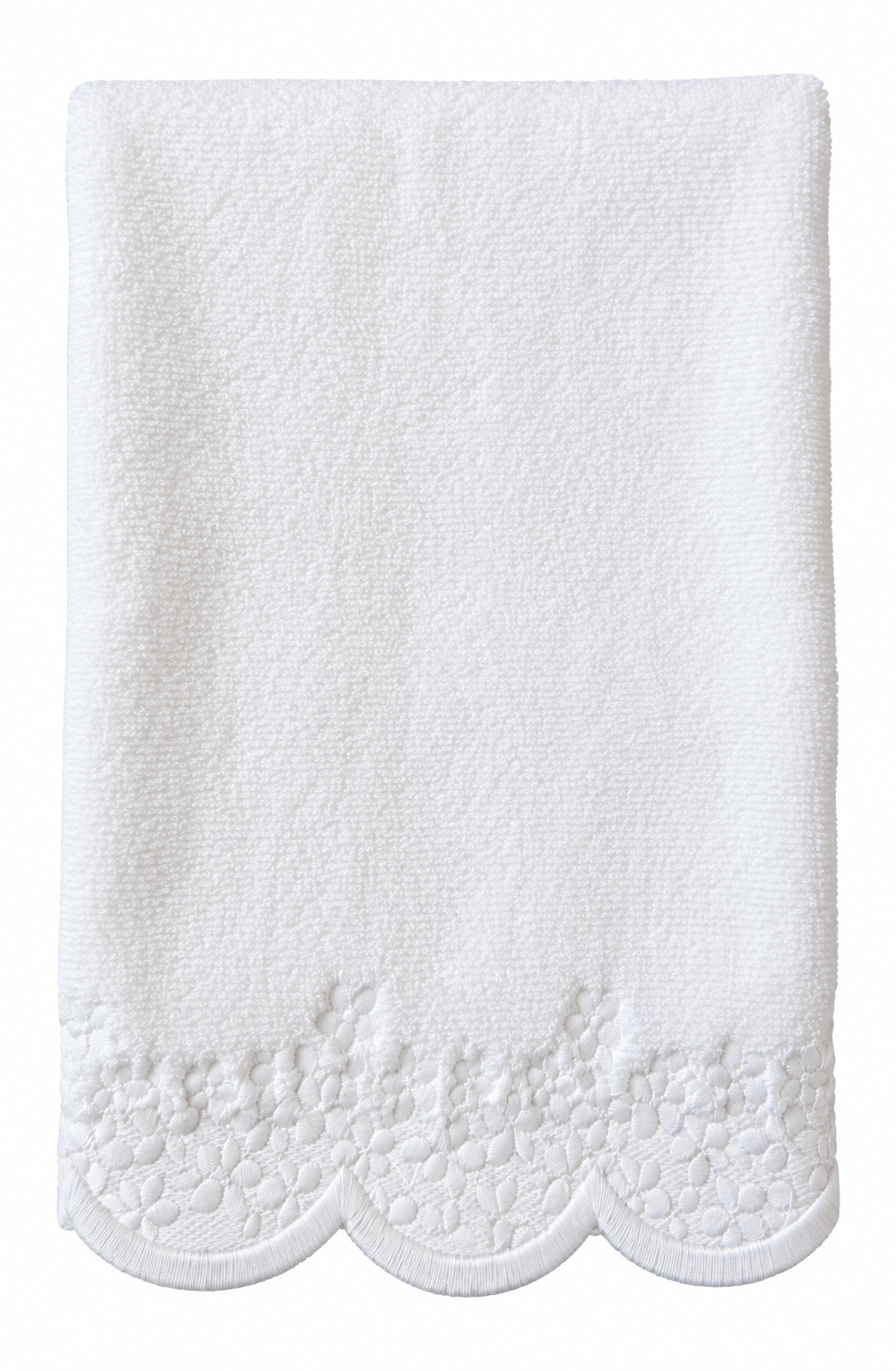 Toalha Lavabo Felpa Cecilia  Branco