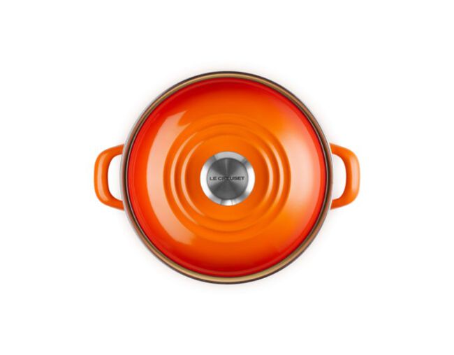 Caçarola Aço Esmaltado 20CM laranja