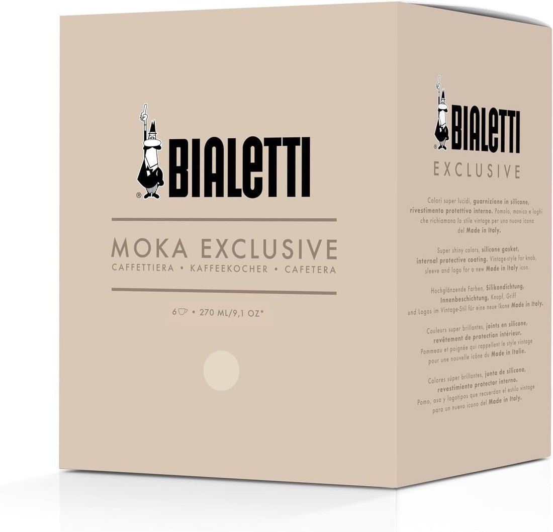 Cafeteira Moka Induc P/6 Xic Exclusive Areia