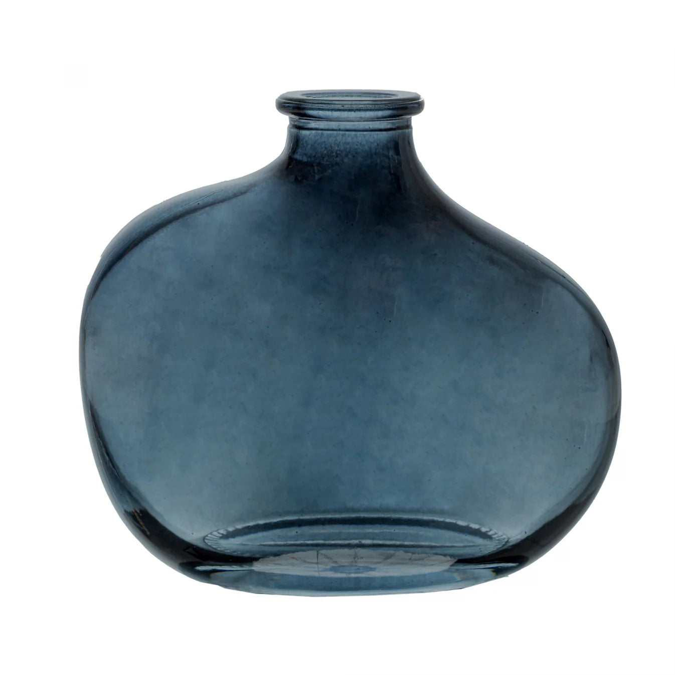 Vaso azul vidro