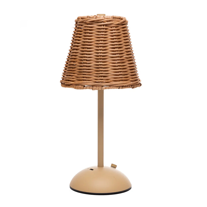 Luminaria De Mesa com rattan