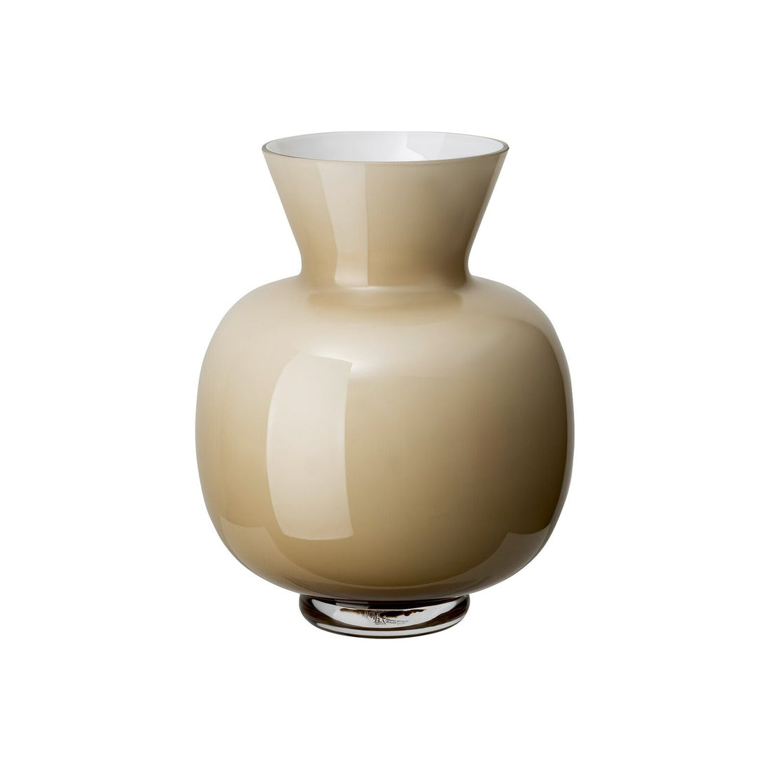 Vaso Vidro Rosenthal Anna Bege