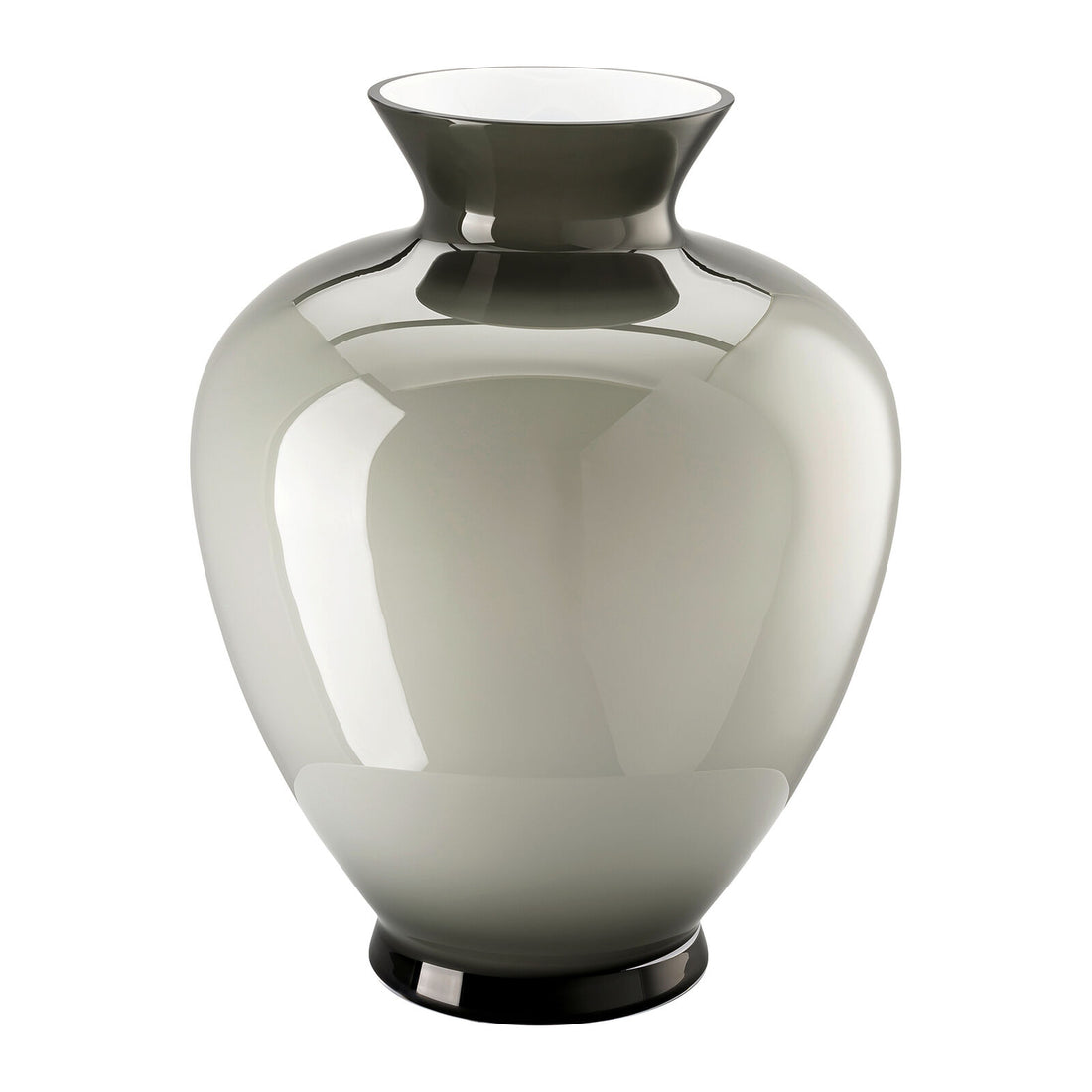 Vaso Vidro Rosenthal Gianna Cinza