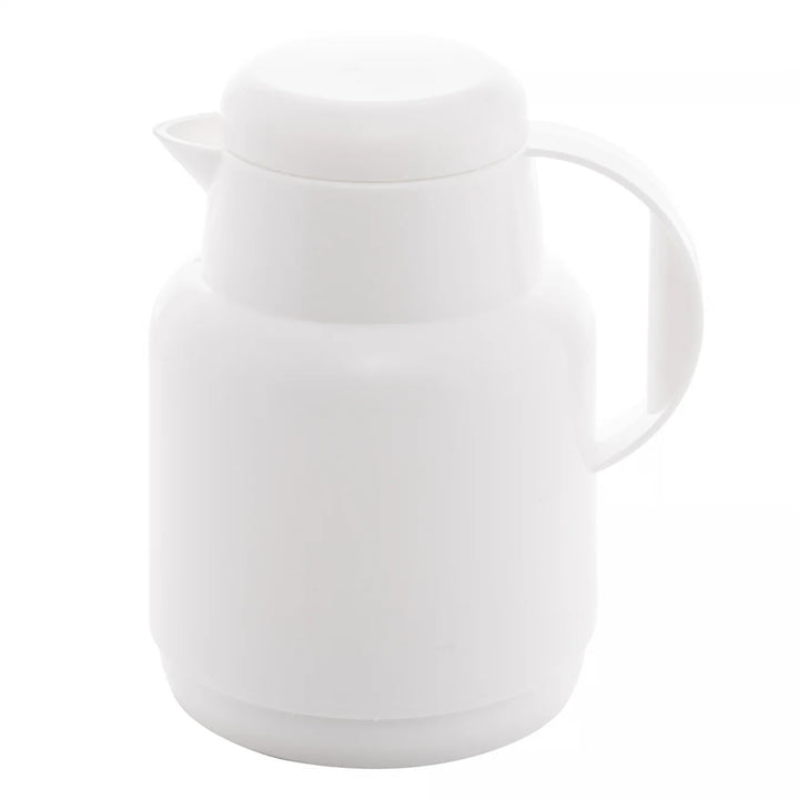 Garrafa Termica De Plastico Basic Branca 300Ml