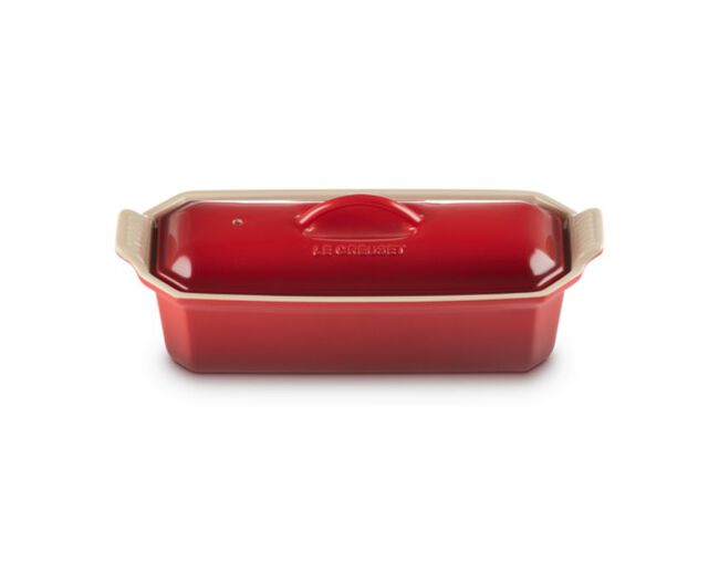 Travessa terrine vermelha