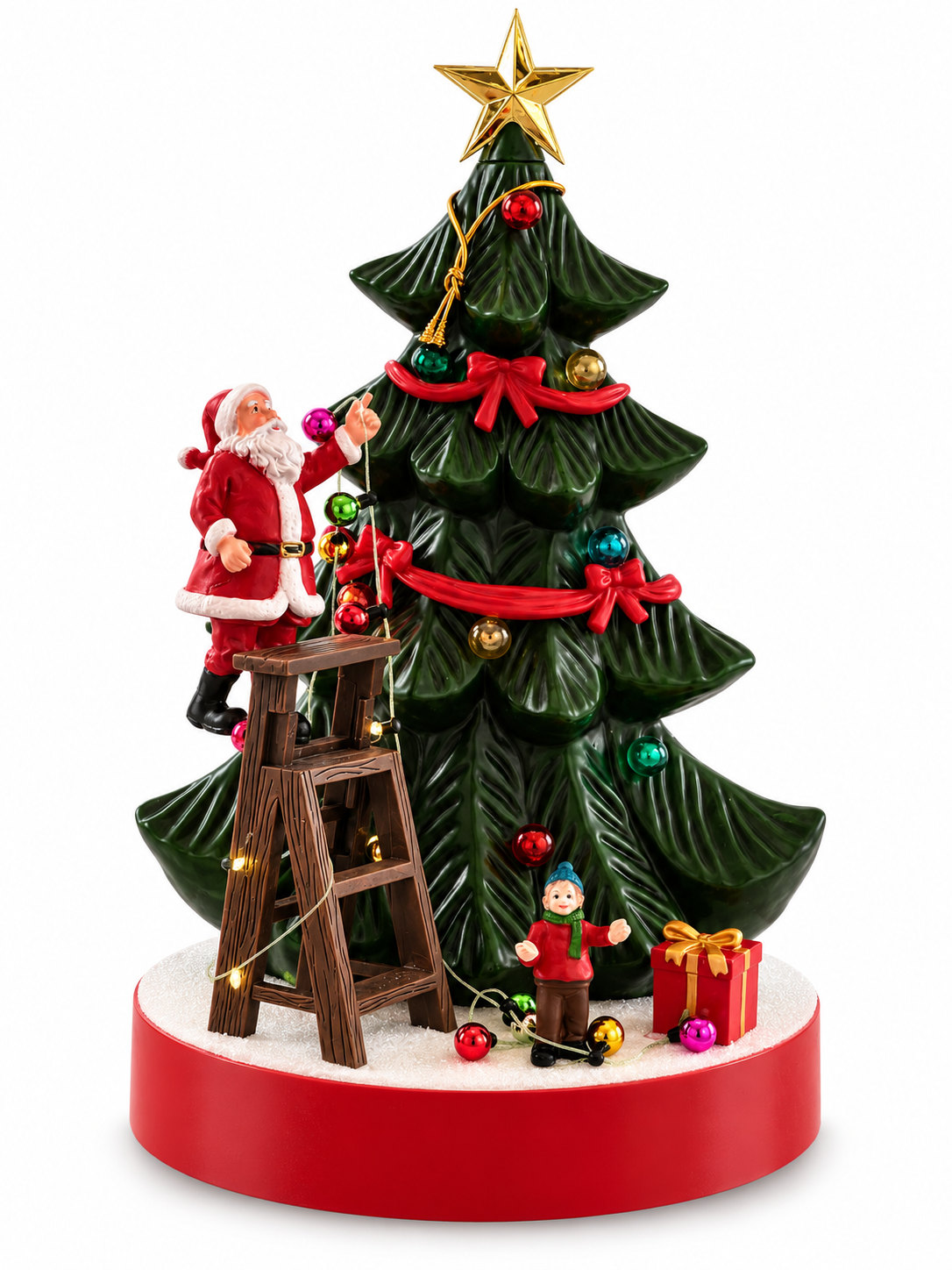 Arvore Natal Luz Som E Movimento