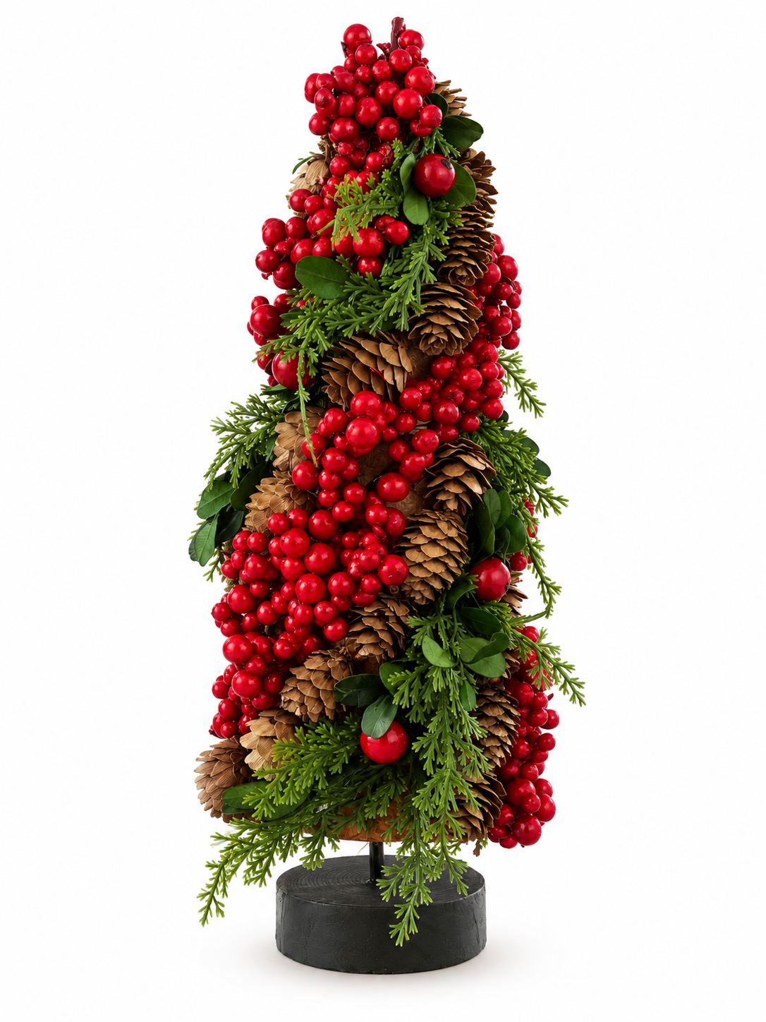 Mini Arvore Decorada com pé natal