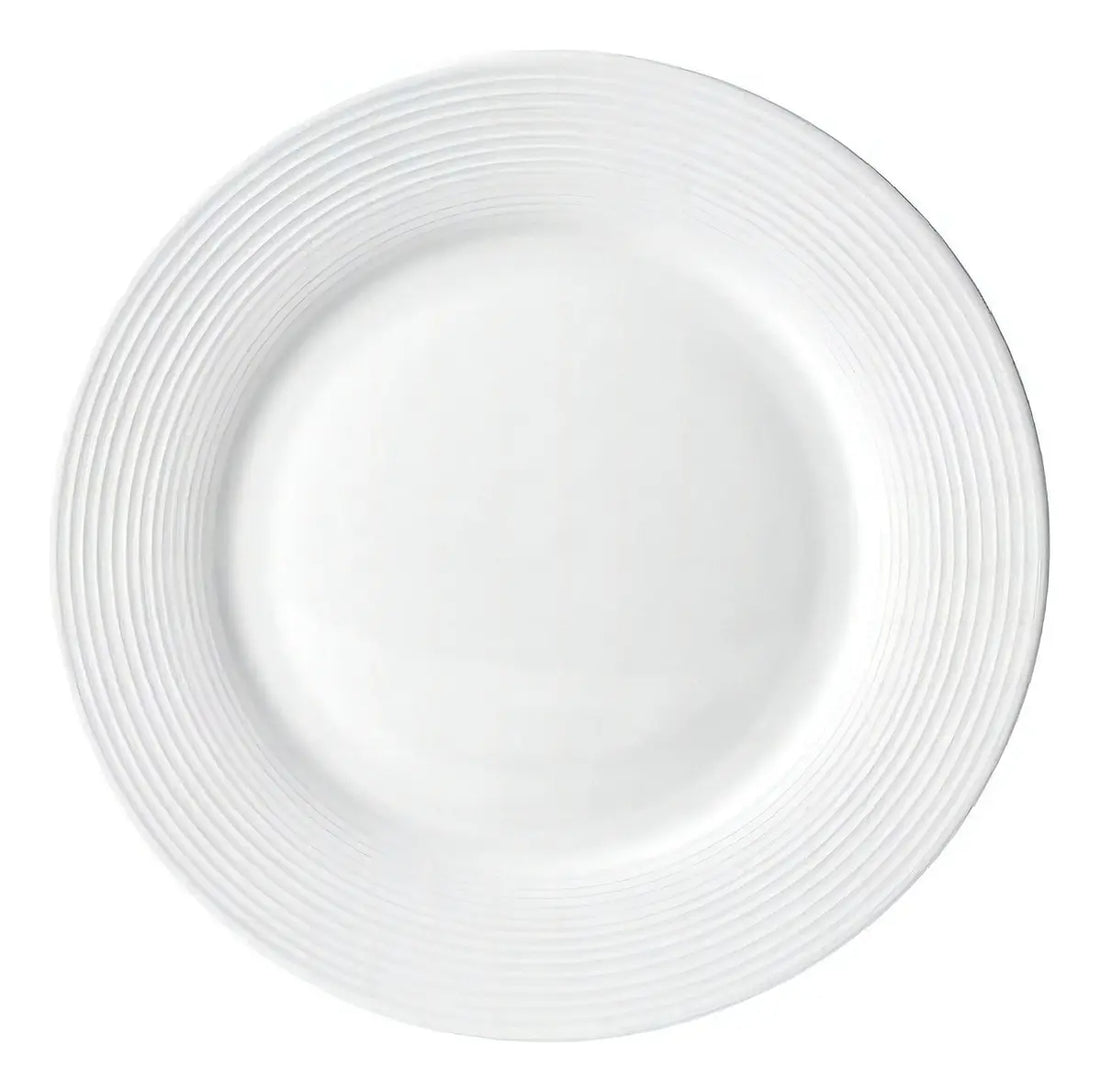 Prato Raso Brizzard  Porcelana 26,7Cm Branco Un.