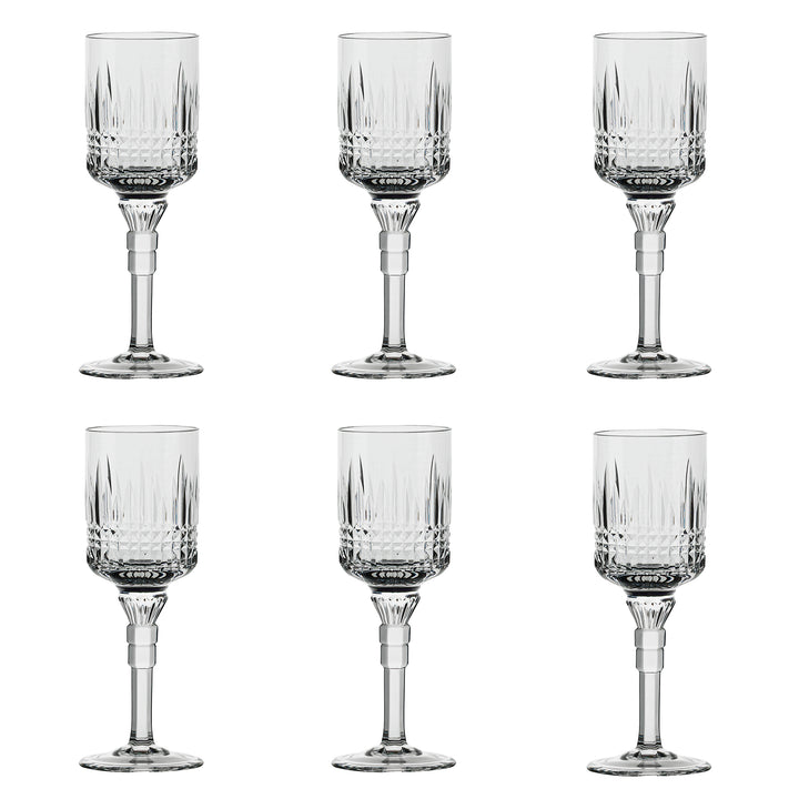 Jogo 6 taças de cristal p/ licor HARMONIA